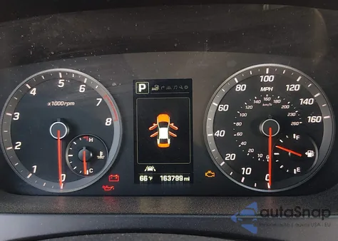 2016 Hyundai Sonata Limited 2.0T z USA, uszkodzony, nr VIN 5NPE34AB7GH415575